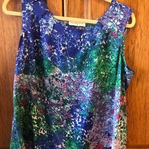 Coldwater Creek Floral Tank